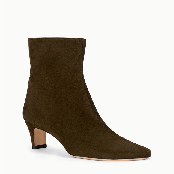 STAUD - WALLY ANKLE BOOT TRUFFLE SUEDE - Picture 2 of 3